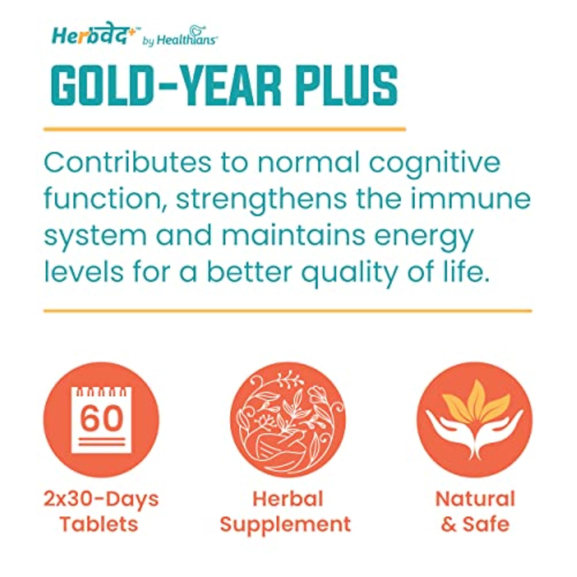 Herb+ Year Plus Tablets, 60 Tablets